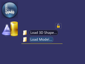 3D Shape menu