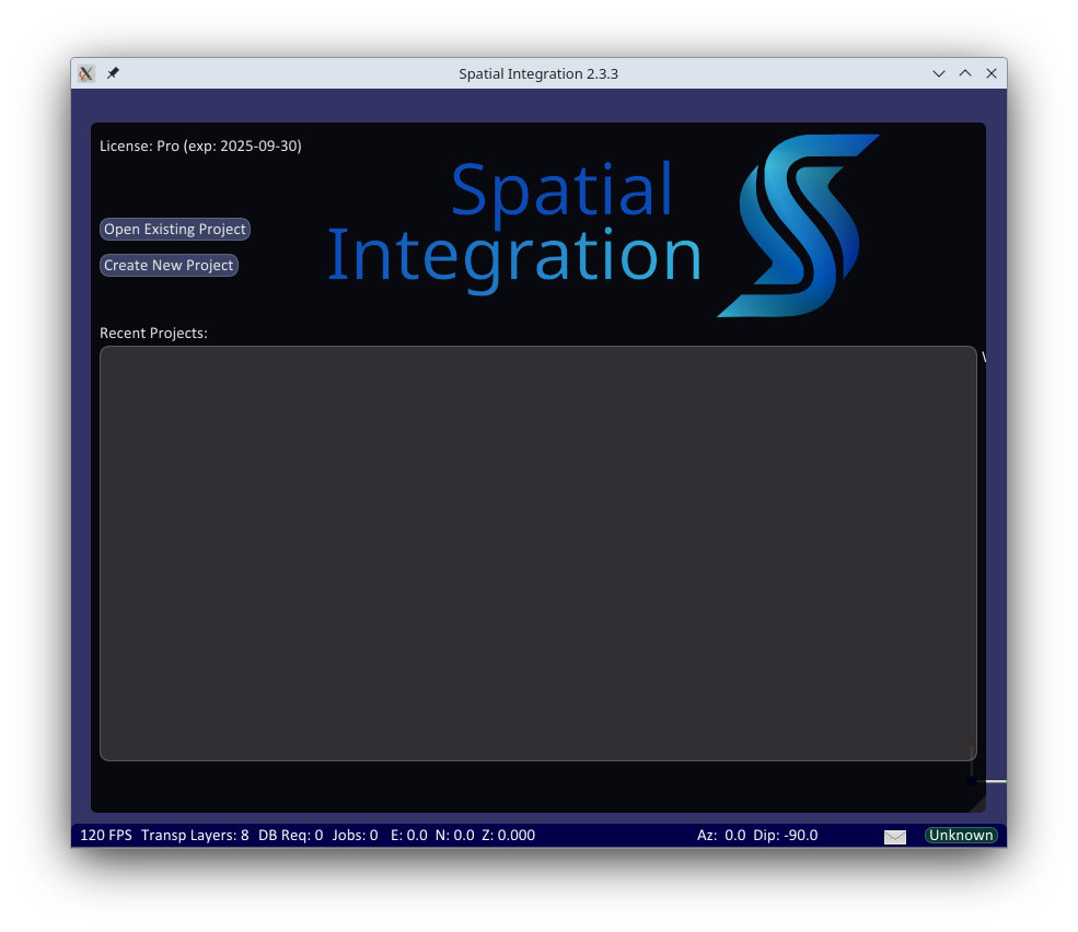 Welcome Screen