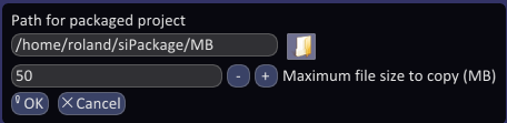 Package Dialog